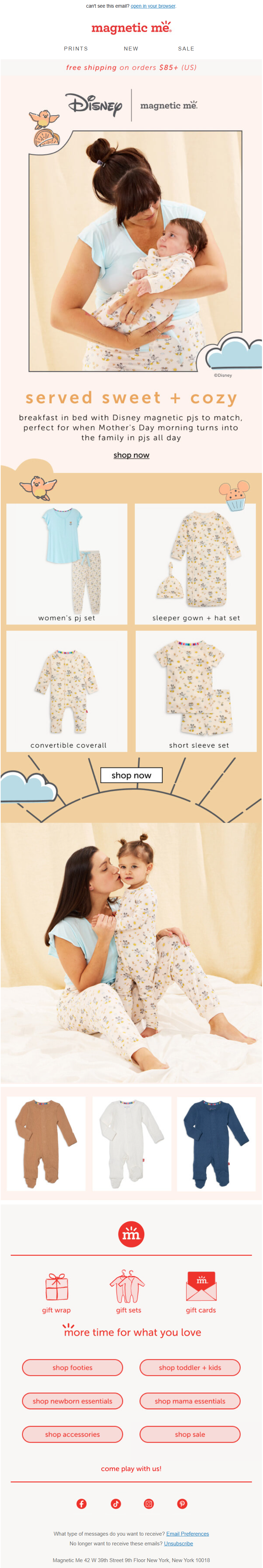 Mother's Day Email by Magnetic Me