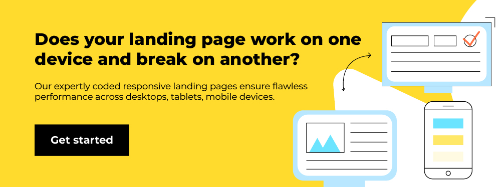 landing page design and coding
