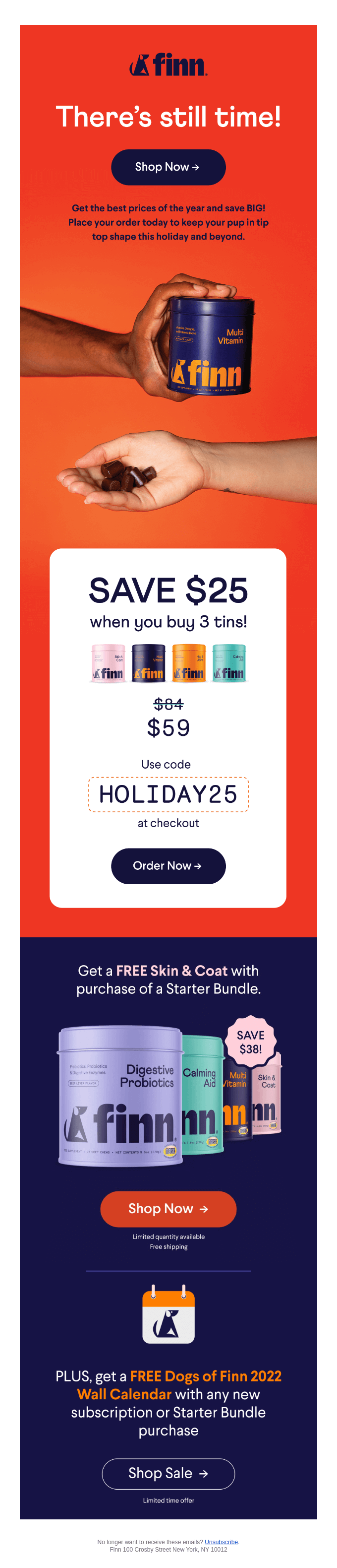 email template from Finn