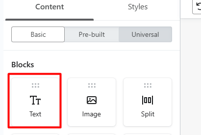 Text block klaviyo
