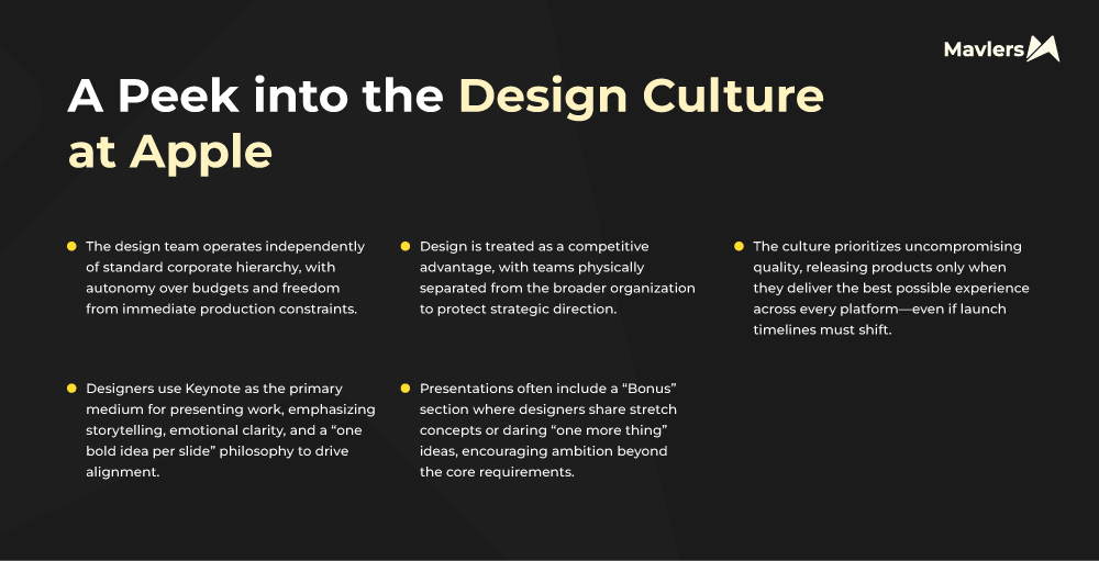 email design culture at Apple 
