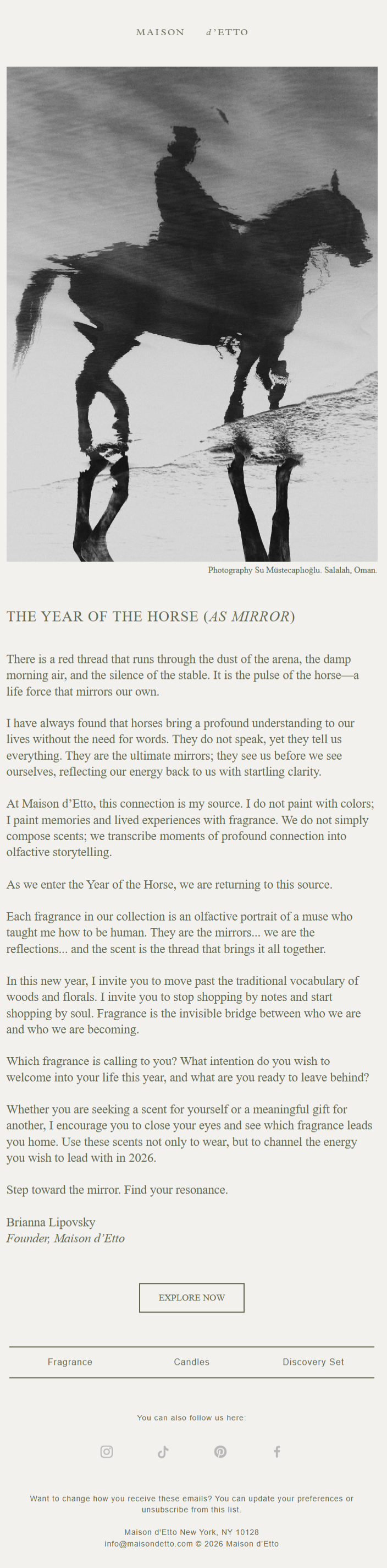 Maison d’Etto email