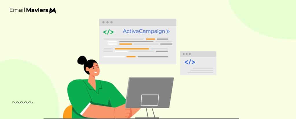 Custom drag-and-drop ActiveCampaign email template structure